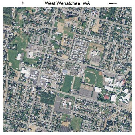 Aerial Photography Map of West Wenatchee, WA Washington