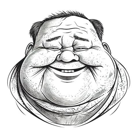 Premium AI Image | A cartoon of a man with a big smile on his face.