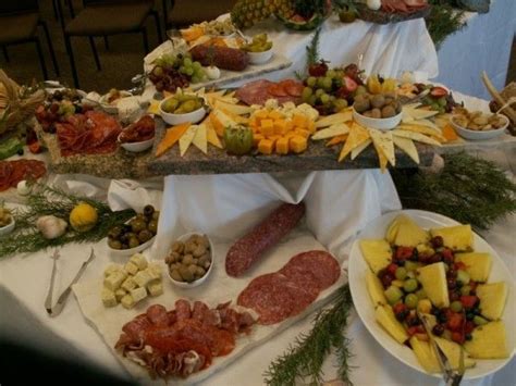 Great Display Idea For Cheese Crackers Salami And Fruit Tier