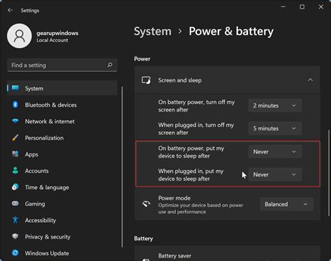 How To Stop Windows Pc From Going Into Sleep Mode Gear Up Windows