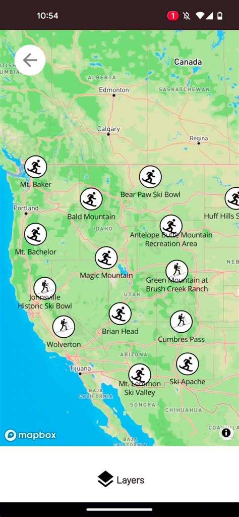 Forecasted snow totals map : r/ski