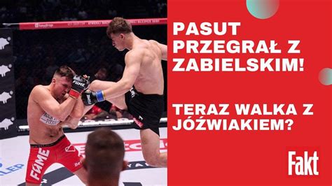 Robert Pasut Po Walce Z Zabielskim W Drugiej Rundzie Widzia Em