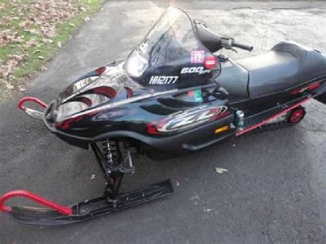 1 800 2001 Arctic Cat ZL 600 EFI ESR Blue Bell For Sale In