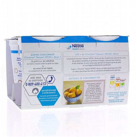 Clinutren Hp Hc Dessert Saveur Caf X G Nestl Pharmacie En Ligne