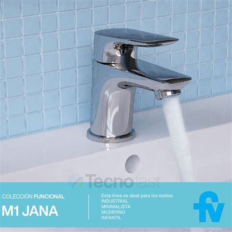 Griferia Fv Jana Monocomando Baño Lavatorio 181 M1 FV GRIFERIA BANO