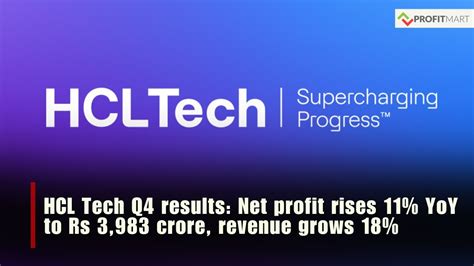 Hcltech Beats Profit Estimates Logs In 11 Jump In Q4 Hcl Tech Q4