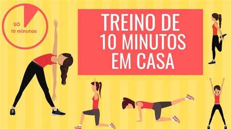 10 Minutos De Treino - Treino de 10 Minutos | Para Perder Gordura e Emagrecer - YouTube