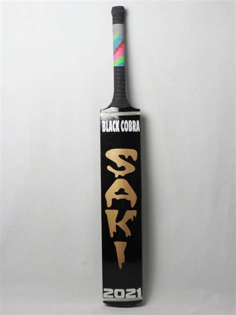 Saki Cricket Bat Tape Ball Bat Long Black Bat Daraz Pk