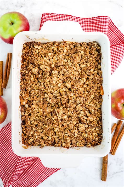 Healthy Apple Crumble Recipe | {EASY Sugar Free Apple Crisp}