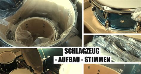 Schlagzeug Aufbau Stimmen HAPPYDRUMS