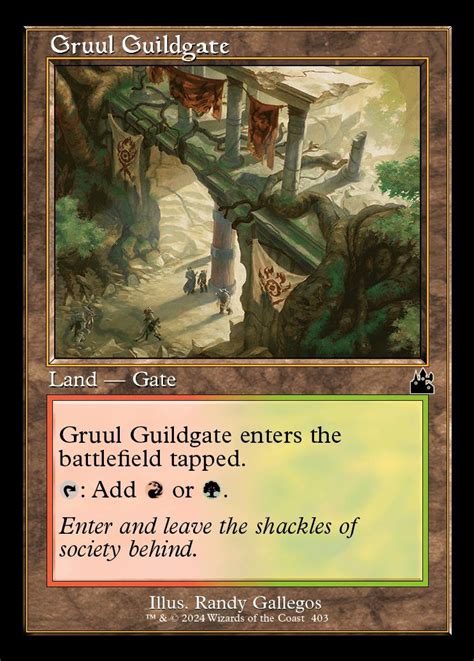 Gruul Guildgate Ravnica Remastered Variants Card Kingdom