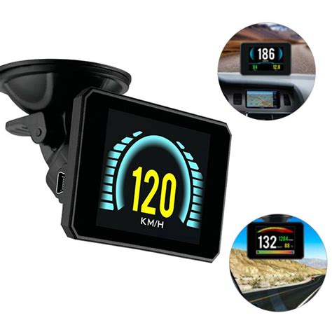 Buy P Car Hud Head Up Display Obd Ii Smart Digital Speed Warning