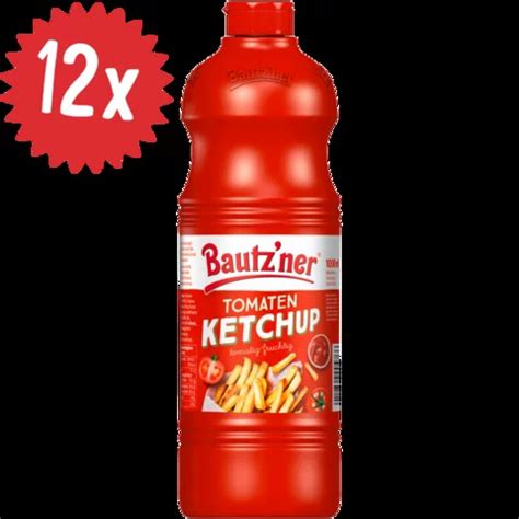 Bautz Ner Tomaten Ketchup 12x1000ml Kaufen