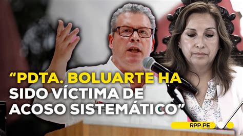 Ministro De Educación Indicó Que Existe Un “acoso Sistemático” Contra La Presidenta Dina