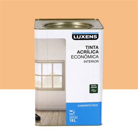 Tinta Acrílica Fosco Econômica Cromo Suave 18L Luxens Leroy Merlin