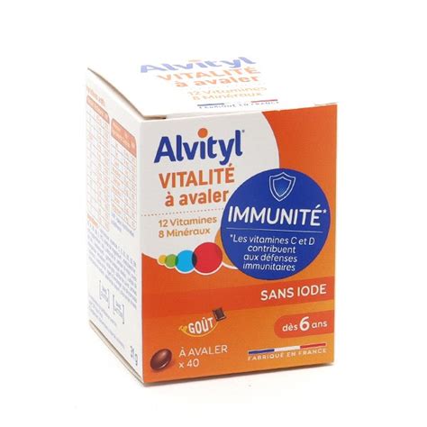 Alvityl Vitalité Comprimés Vitamines Dès 6 Ans Immunité