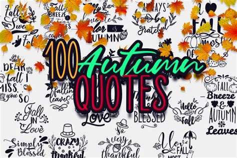 100x Quotes for Autumn - Designious