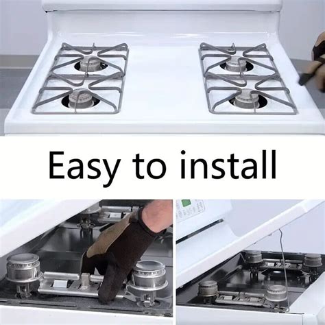 New Wb16k10026 2 Pack Gas Stove Top Double Burner For Ge Ap2633210 Ebay