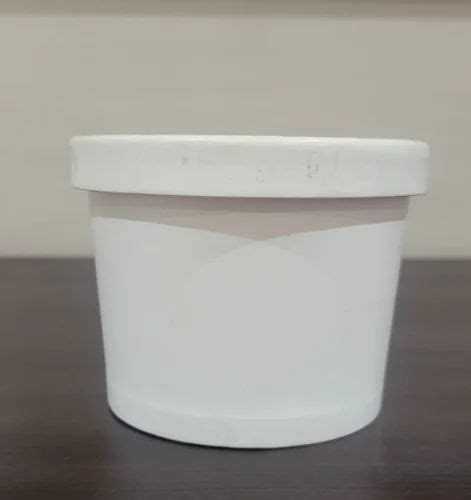 White Plain 250ml Paper Food Container Size 80x68x60 Mm At Rs 46piece In Sonipat