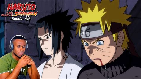 Naruto And Sasuke Vs Shinnou Naruto Shippuden The Movie Bonds Reaction Review Youtube