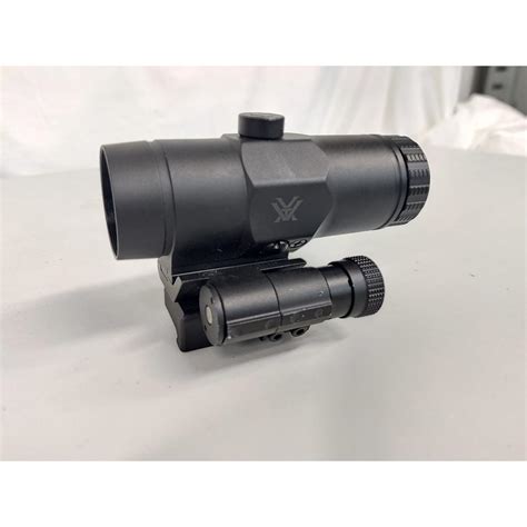 Used Vortex VMX-3T 3X Red Dot Sight Magnifier with Built-In Flip Mount ...