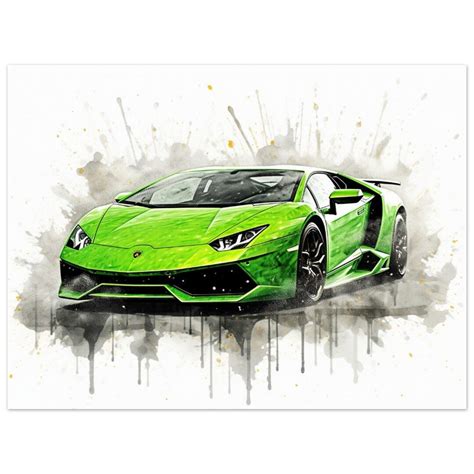 Car Poster Lamborghini Aventador Sports Car Art Print - Etsy