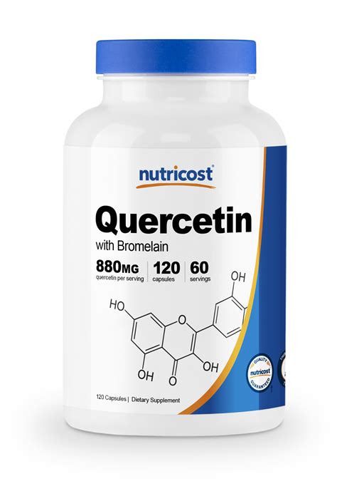 Nutricost Quercetin Mg Vegetarian Capsules With Bromelain