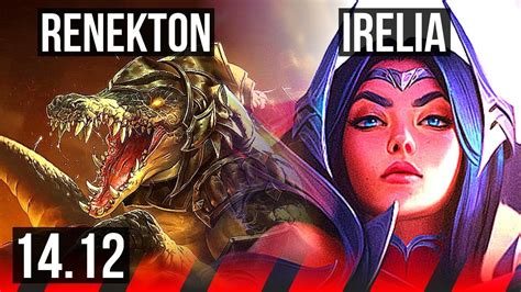 Renekton Vs Irelia Top Rank 7 Renekton 7 1 1 Dominating Vn