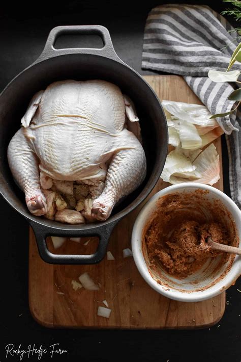 Dutch Oven Whole Chicken Rocky Hedge Farm