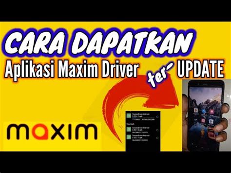 Cara Mendapatkan Aplikasi Maxim Driver 2023 YouTube