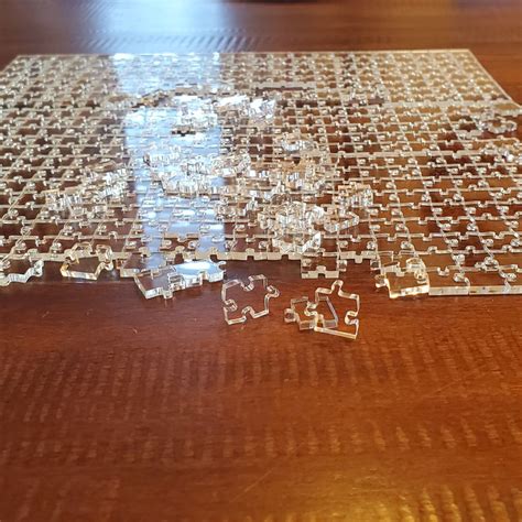 Clear Jigsaw Puzzle Clear Puzzle Puzzle Unique Puzzle | Etsy