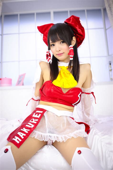 Raunchy Reimu Ero Cosplay By Mihono Sakaguchi Sankaku Complex