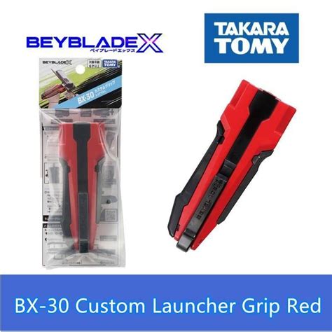 Original Takara Tomy Beyblade X Bx 30 Custom Launcher Grip Red Shopee