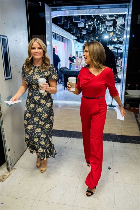 Jenna Bush Hager Stuns On The Today Show In A Form Fitting Black Floral Dress