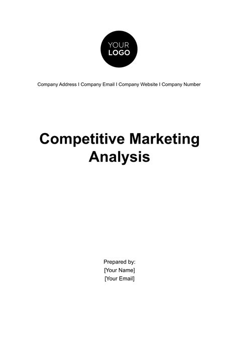 Competitive Marketing Analysis Template - Edit Online & Download ...