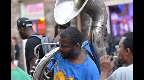 Jazz Band And Dancers On Bourbon Street In New Orleans Youtube