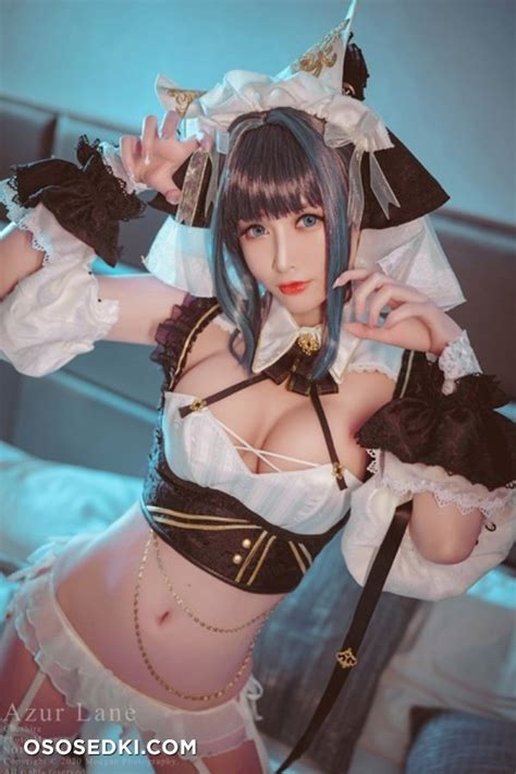 Miyana Azur Lane Hms Cheshire Naked Cosplay Asian Photos