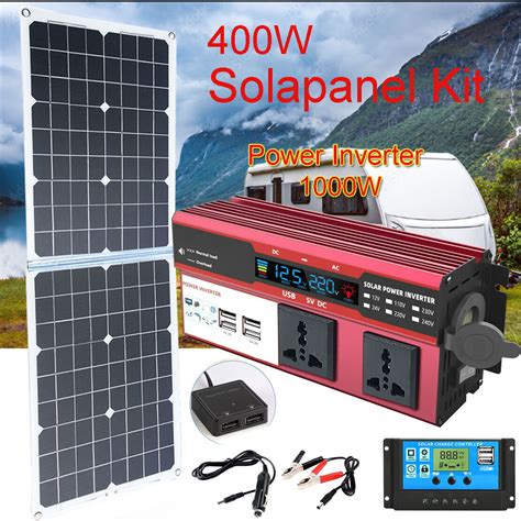 Solarpanel W Solaranlage Komplettpaket Photovoltaik Balkonkraftwerk