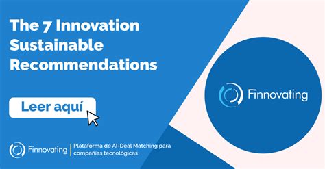 The 7 Innovation Sustainable Recommendations Finnovating