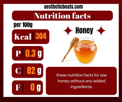 Honey Nutrition Facts Aestheticbeats