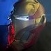 Battle Damaged Iron Man Mk Helmet Full Size Wearable Replica Ironman