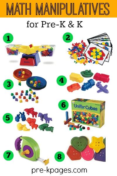 Math Manipulatives For Kindergarten - Kindergarten