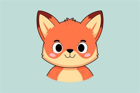 Kawai Fox Icon Graphic By Griffin Stock · Creative Fabrica