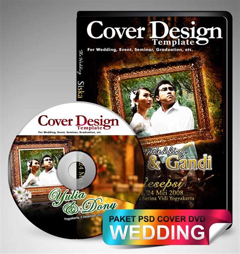 Paket Psd Cover Dvd Wedding 02 Paket Design