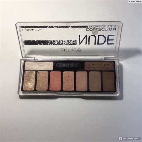 Тени для век Catrice The Fresh Nude Collection Eyeshadow Palette Отзыв на палетку Catrice The