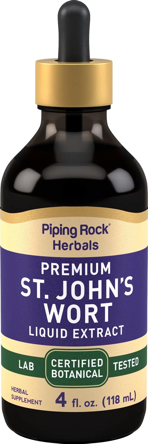 Amazon Piping Rock St Johns Wort Tincture Liquid 4 Fl Oz