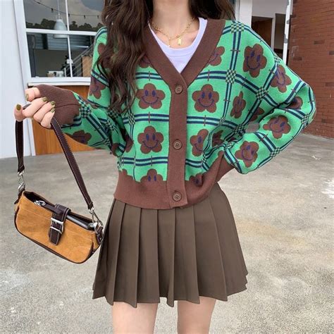 Green Fashion Asian Fashion Cute Fashion Skirt Fashion Fashion