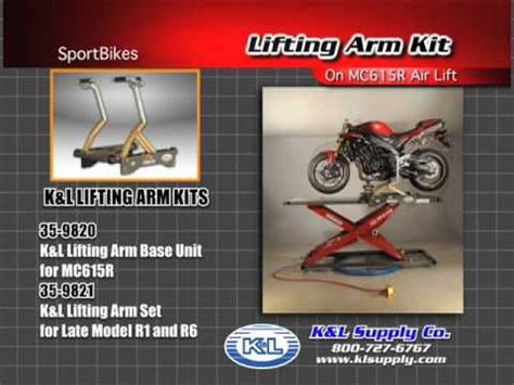 K L Supply Co MC620 Sportsbike Lifting Arm Kit Motorcycle Lifting Arm