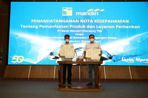 Perkuat Kerja Sama Perbankan BP Batam Teken Nota Kesepahaman Bersama