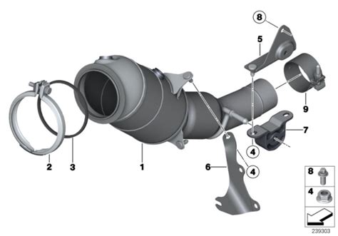 Engine Compartment Catalytic Converter 2013 Bmw X3 Xdrive28if25